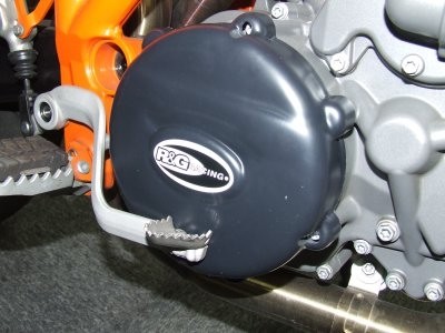 Kryt motoru, pravý, KTM LC8 (950/990 Adventure, 950/990 S'moto/SMT, Superduke), černý